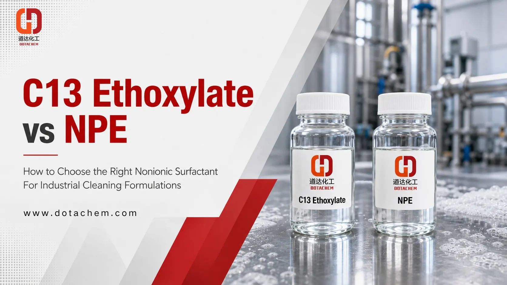 Како да изберете помеѓу алкохоли C13 Ethoxylate и NPE во формулации за индустриско чистење