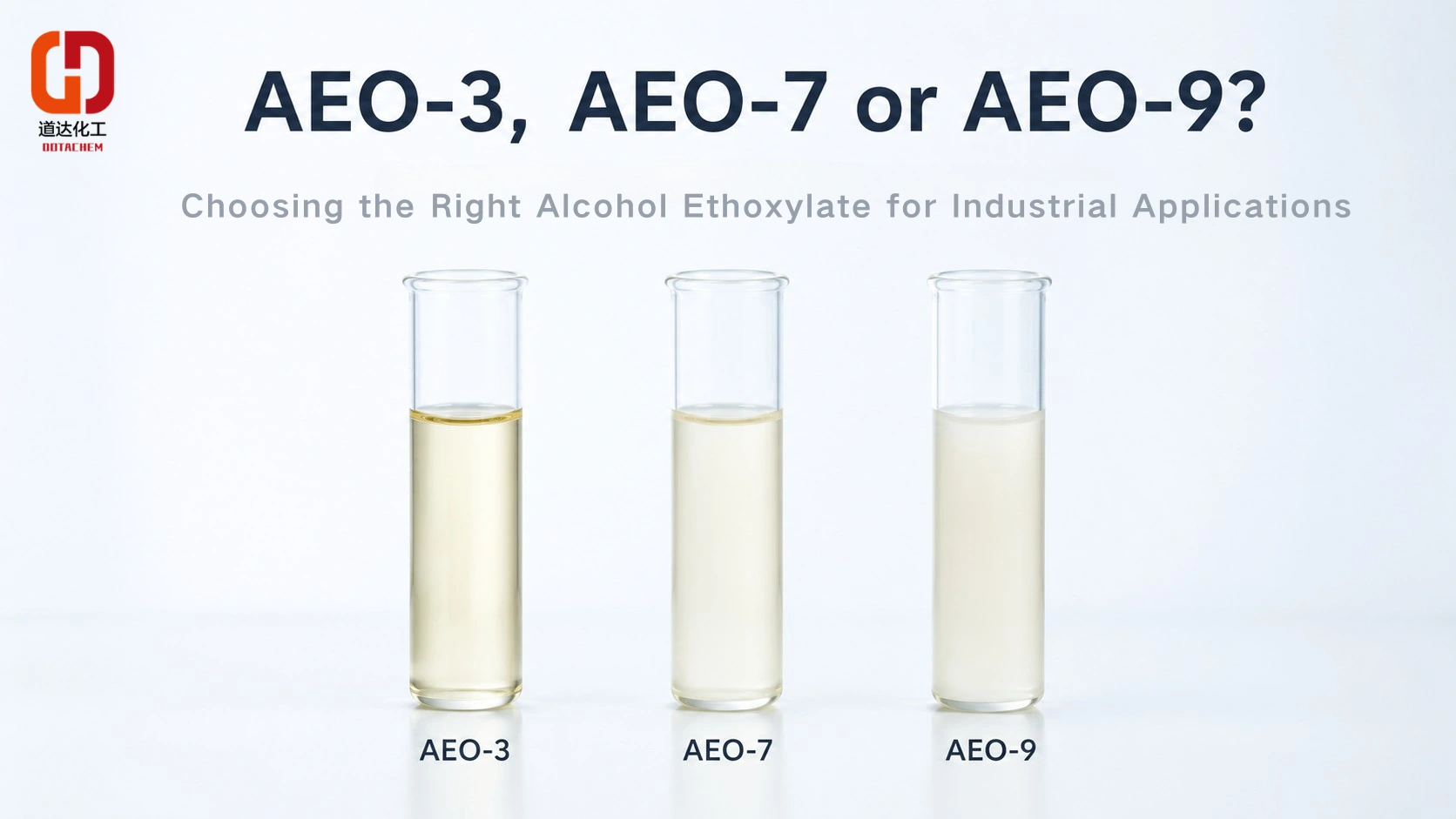AEO-3, AEO-7 или AEO-9? Избор на вистинскиот алкохолен етоксилат за индустриски апликации